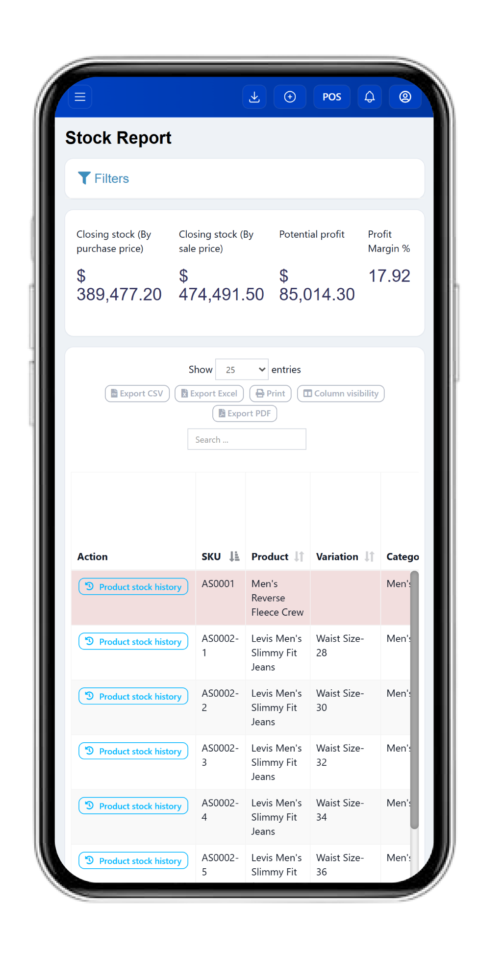 cloud erp solution on laptop and mobile